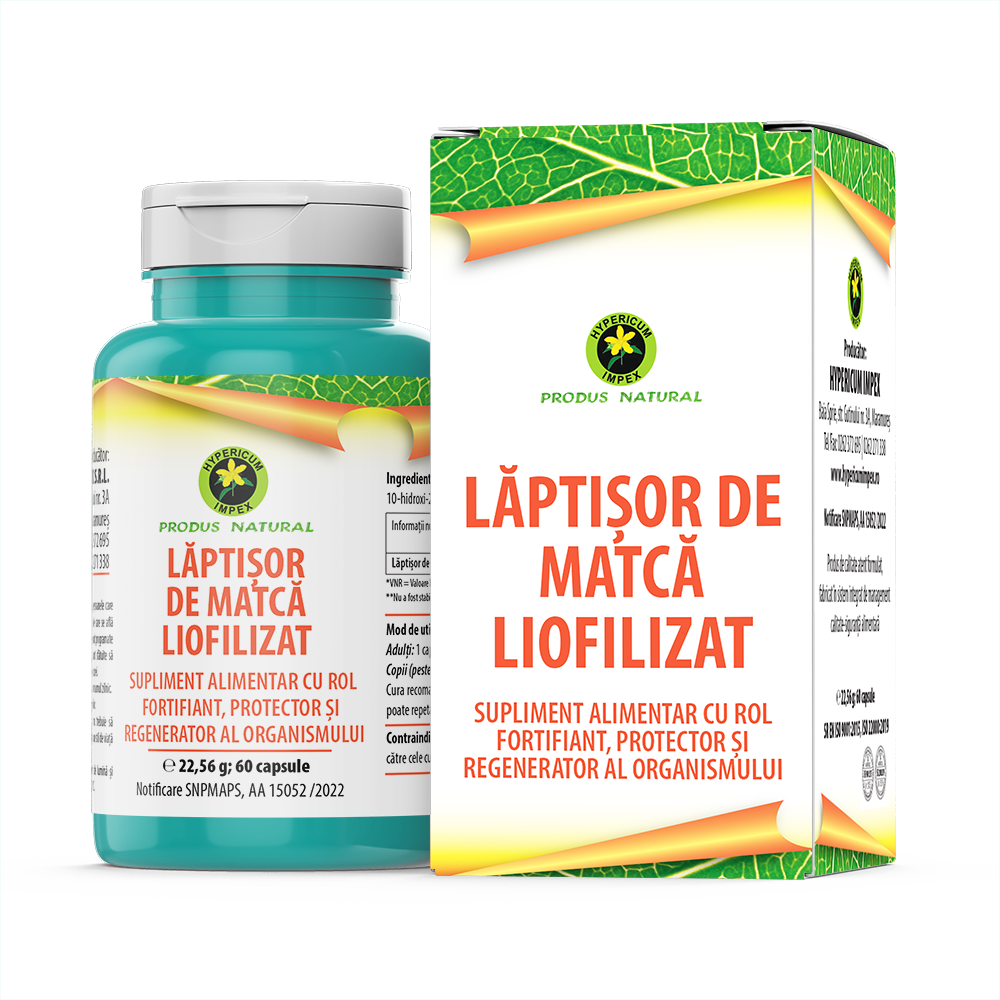 Capsule Laptisor de Matca Liofilizat