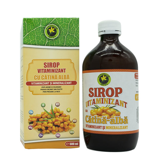 Sirop Vitaminizant cu Catina alba cu zahar 500 ml