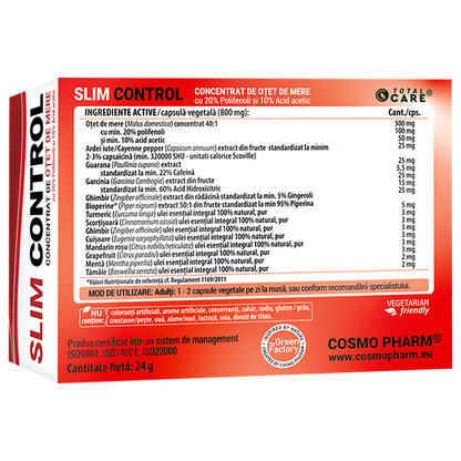 SLIM CONTROL – Concentrat cu Oțet de mere