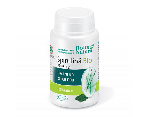 Spirulină BIO 1000 mg.