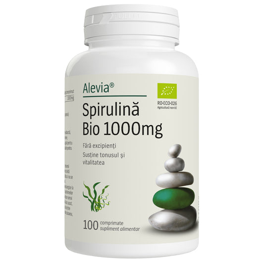 Spirulină Bio 1000mg 100 comprimate