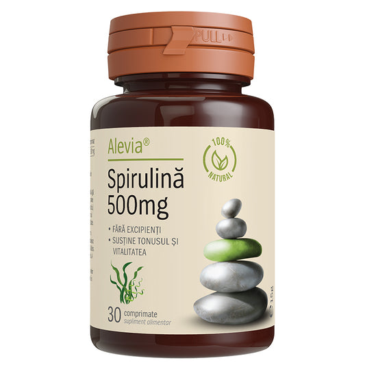 Spirulină 500mg 30 comprimate