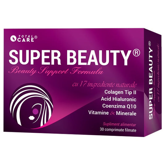 Super Beauty: Colagen Pentru Par Unghii si Piele + Acid hialuronic, Q10