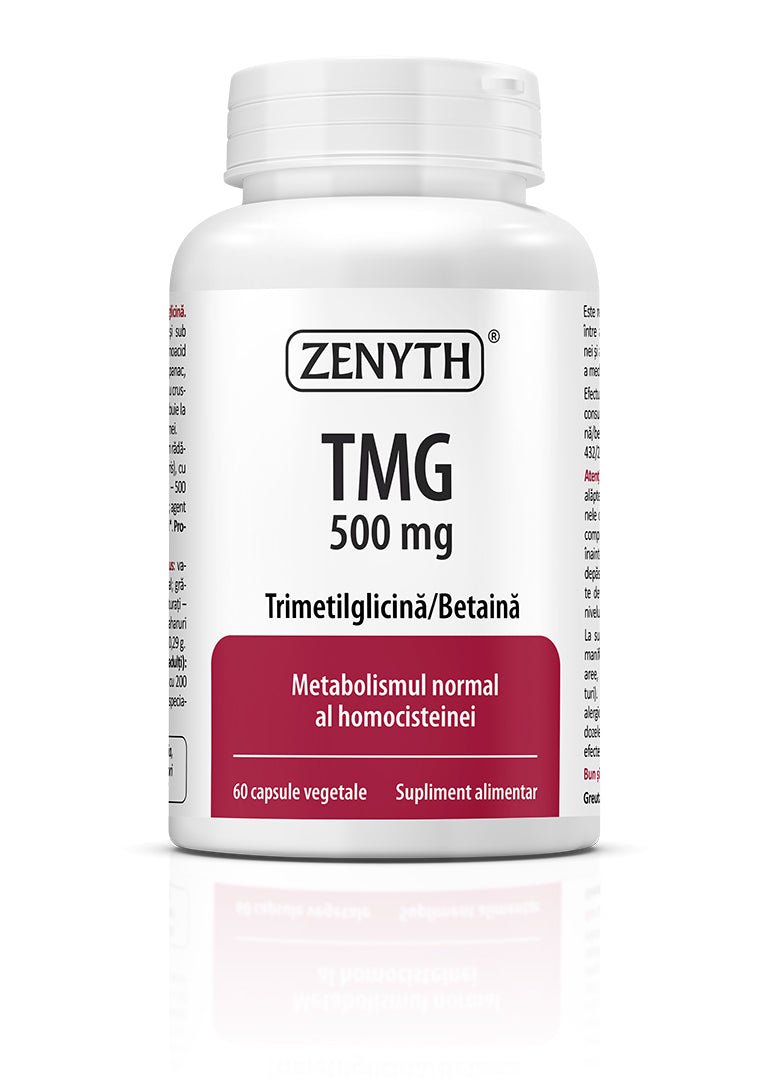 TMG (Trimetilglicina) 500 mg, 60 capsule
