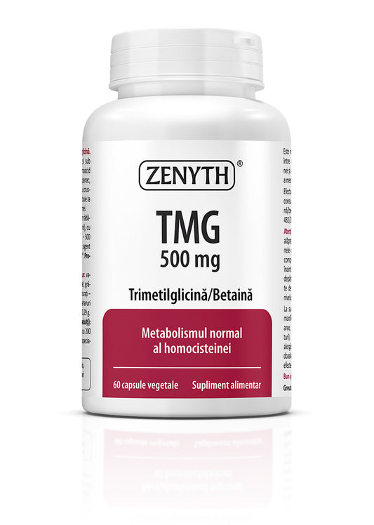 TMG (Trimetilglicina) 500 mg, 60 capsule