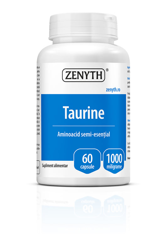 Taurina 1000 mg, 60 capsule