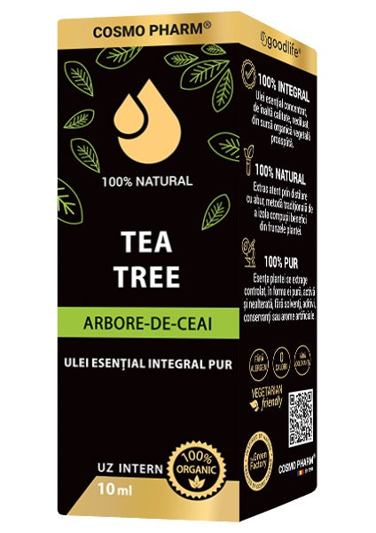 TEA TREE Ulei Esential De Arbore De Ceai 10ml 100% Pur