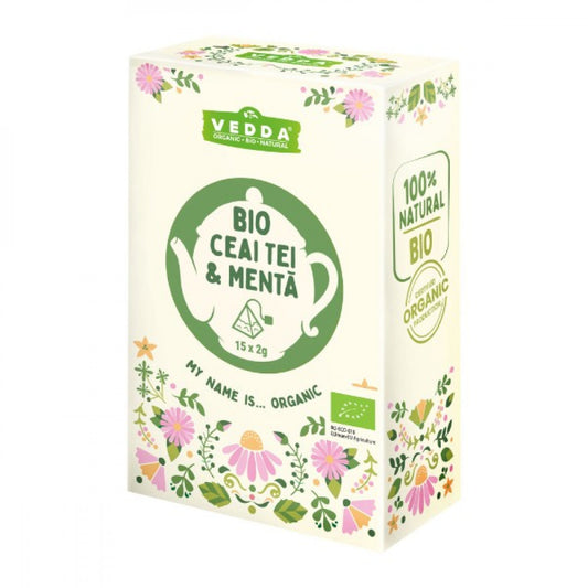 Ceai Vedda Bio, Ceai Tei si Menta