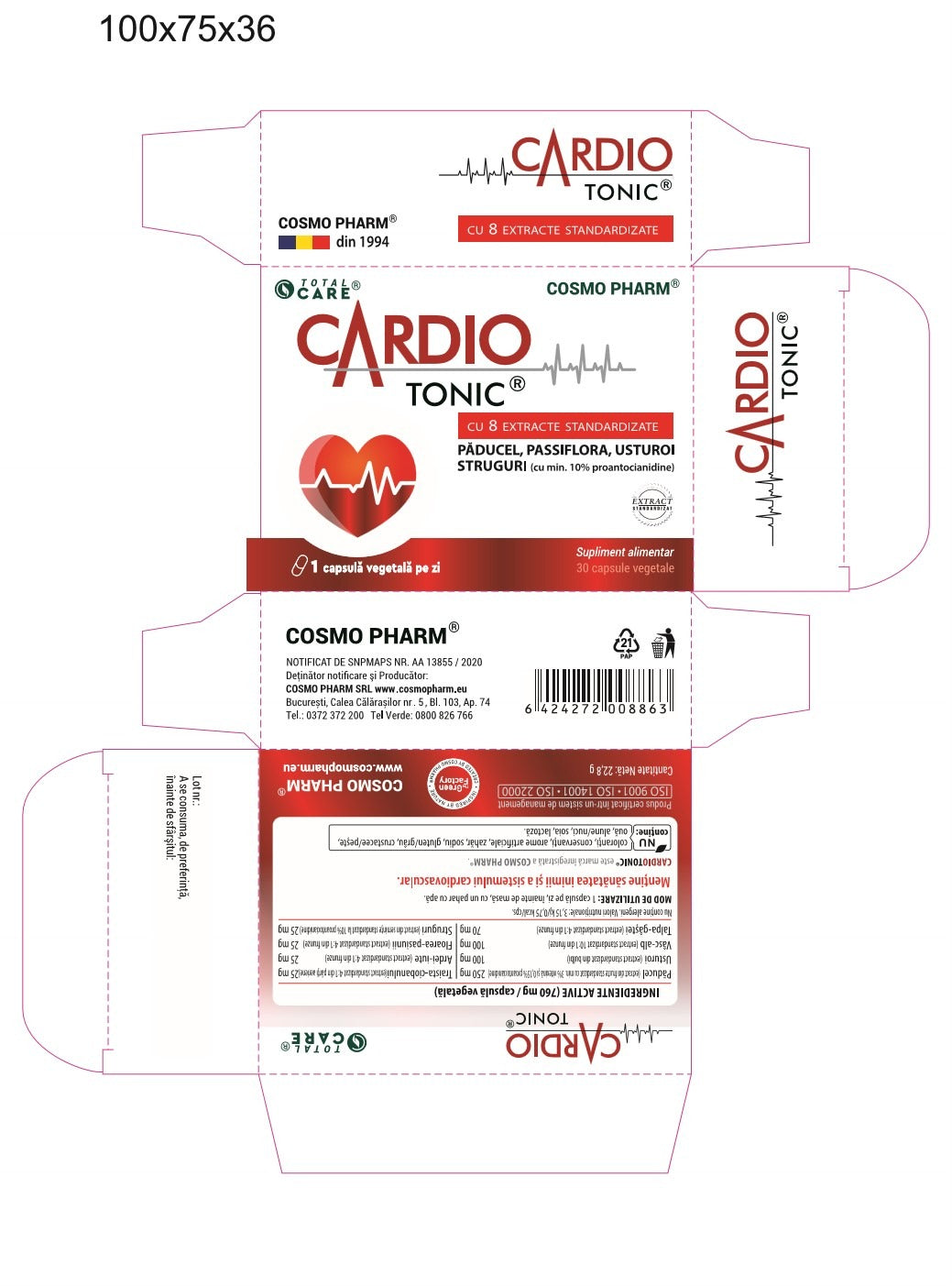 CardioTonic® Pentru Sanatate Cardio-Vasculara