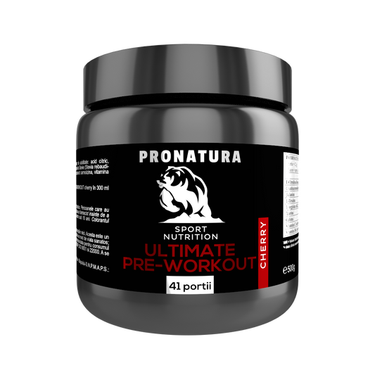 ULTIMATE PRE-WORKOUT ~ Cherry 41p 500g