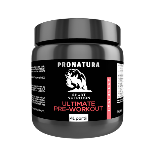 ULTIMATE PRE-WORKOUT ~ Raspberry 41p 500g