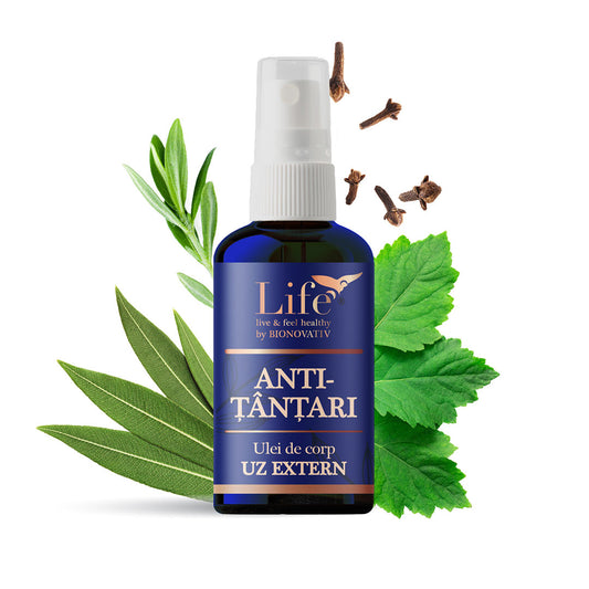 ULEI DE CORP ANTI-ȚÂNȚARI – 50 ml