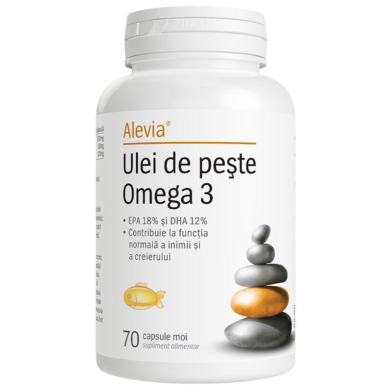 Ulei de pește Omega 3 1000 mg 70 capsule moi