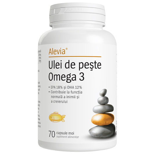 Ulei de pește Omega 3 1000 mg 70 capsule moi
