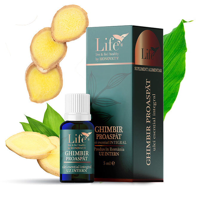 GHIMBIR PROASPĂT – ulei esențial integral – 5 ml