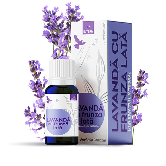 LAVANDĂ CU FRUNZĂ LATĂ – ulei esențial integral – 10 ml