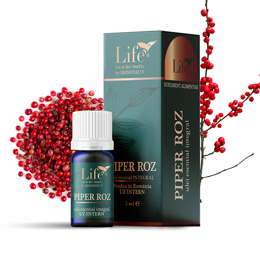 PIPER ROZ – ulei esențial integral – 5 ml
