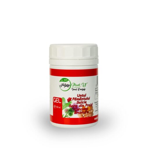 GEL Untul Pamantului, Salcie, Sare din Praid, Curcuma si Brusture 250 ml