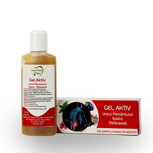 Gel aktiv Untul Pamantului – Spanz – Tataneasa 135 ml