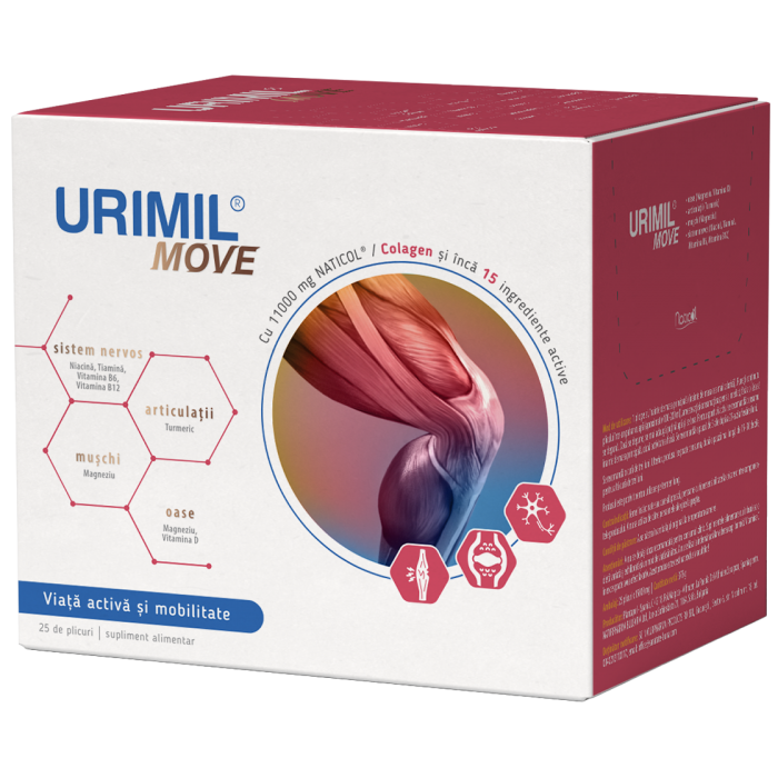 Urimil Move - pentru articulații, mușchi, sistem osos și sistem nervos