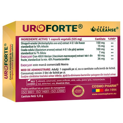 UROFORTE® Extract de Merisor Pentru Infectii Urinare