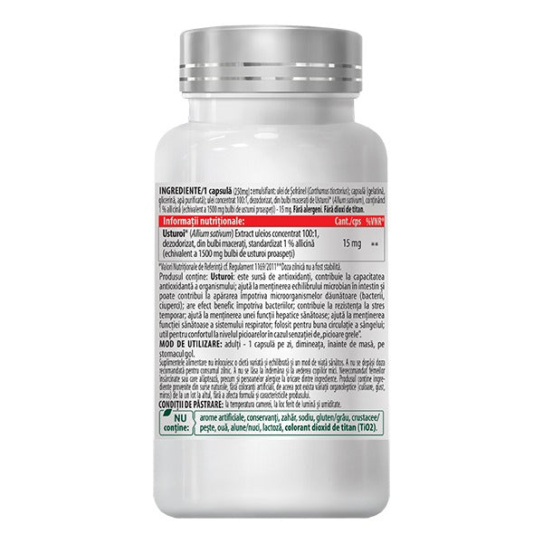 Capsule Ulei de Usturoi Fara Miros 1500 mg