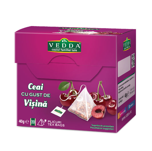 Vedda Ceai Visine 40g piramida