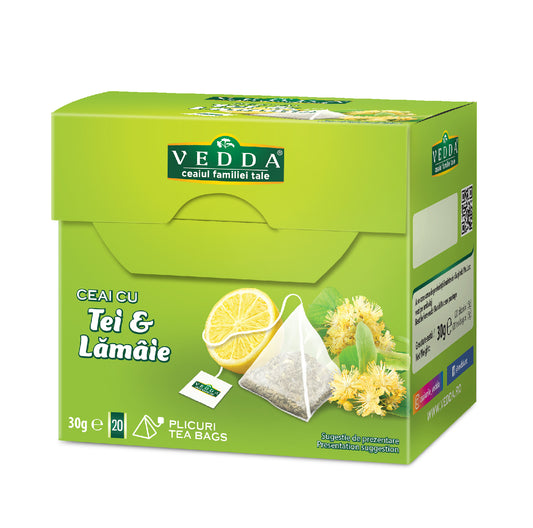 Vedda Ceai Tei&Lamaie 30g piramida