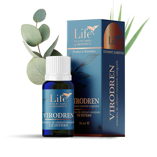 VIRODREN – combinație de uleiuri esențiale integrale – 10 ml
