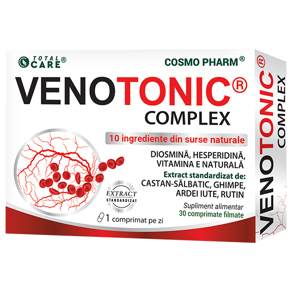 Venotonic Complex Pentru Varice, Hemoroizi, Ulcere Varicoase