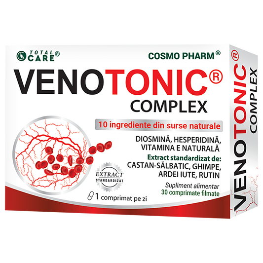 Venotonic Complex Pentru Varice, Hemoroizi, Ulcere Varicoase