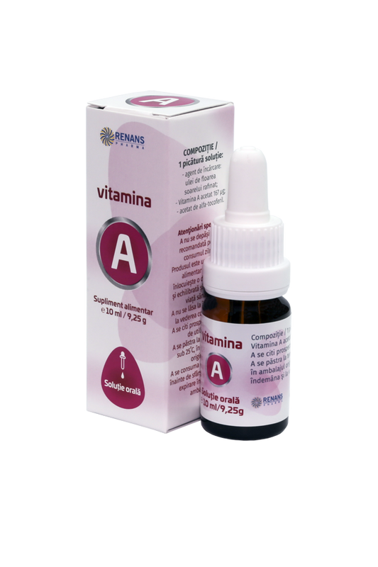Vitamina A – soluție orală, 10ml