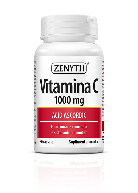 Vitamina C 1000 mg, 30 capsule
