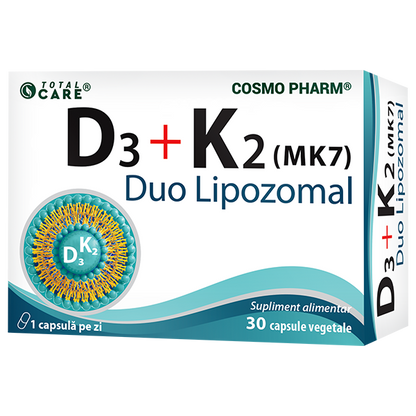 Vitamina D3 K2 Lipozomala – absorbtie ridicata