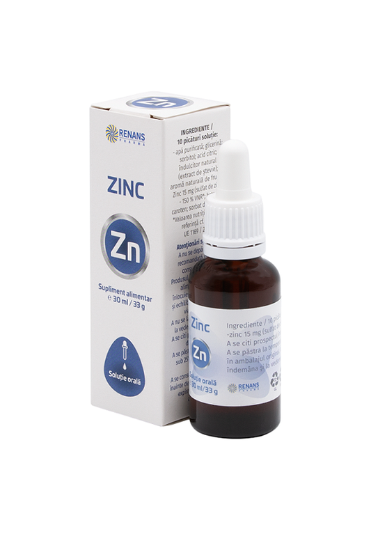ZINC, Soluție orală, picături, 30 ml