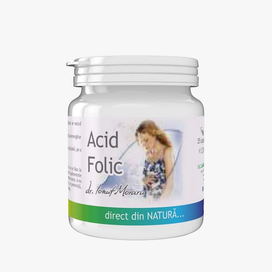 Acid Folic, 25 capsule Pro Natura