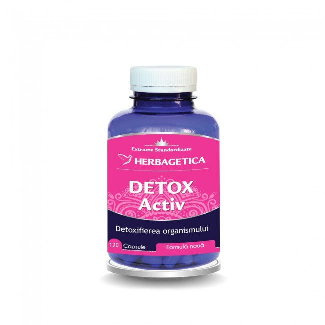 Detox Activ Herbagetica 120 capsule