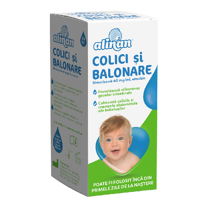 ALINAN COLICI ȘI BALONARE emulsie x 50 ml