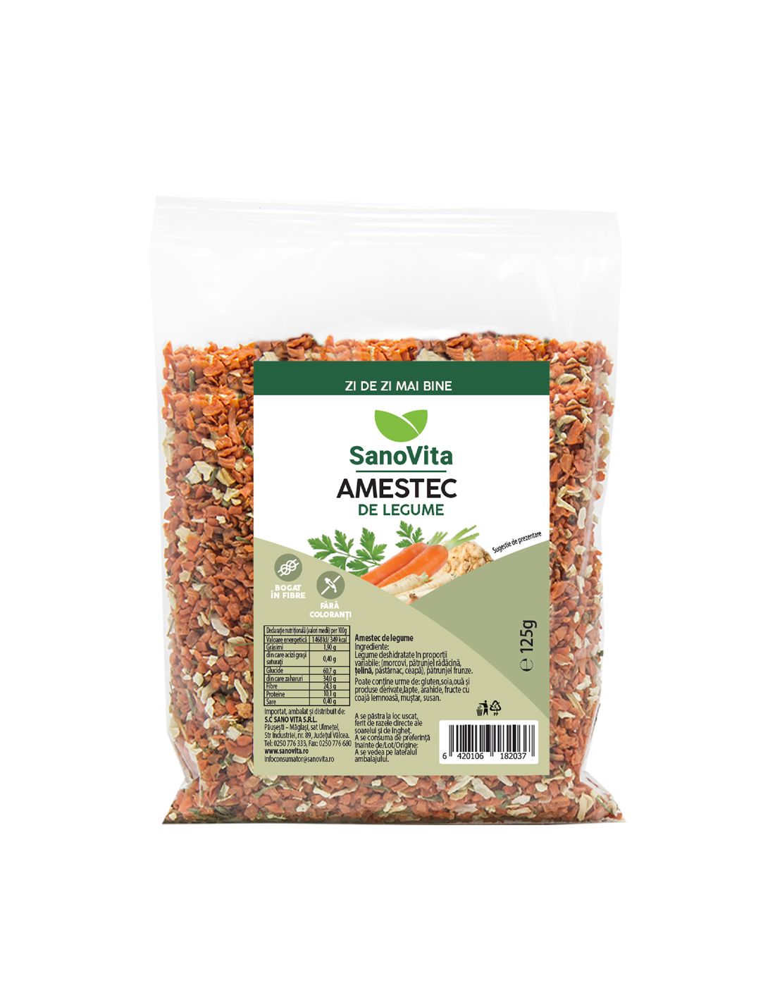 amestec de legume
125 g