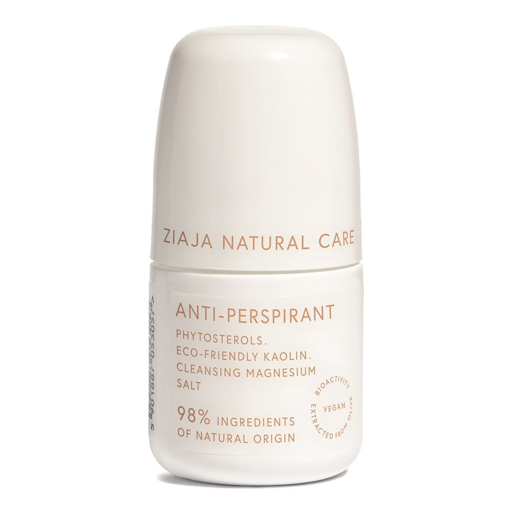 Antiperspirant roll-on fara saruri de aluminiu Natural Care, 60 ml, Ziaja