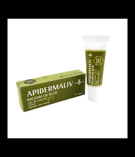 Apidermaliv balsam pentru buze 10 ml.