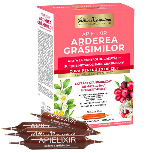 Apielixir Arderea grăsimilor 30 de fiole