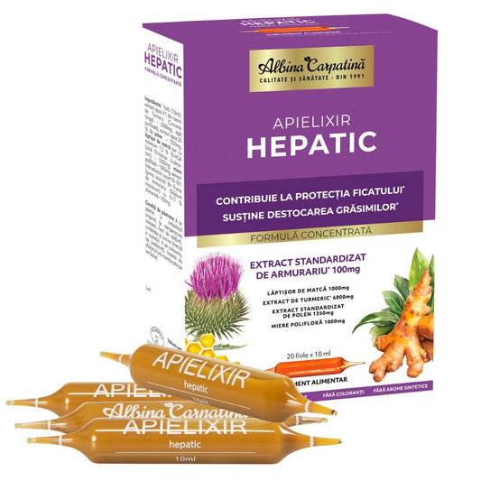 Apielixir Hepatic 20 de fiole