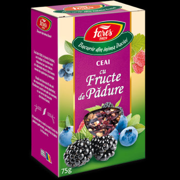 Ceai cu fructe de pădure, ceai la pungă