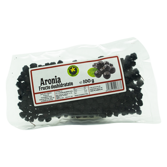 Aronia fructe deshidratate 100 gr