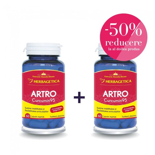Artro Curcumin 95 Herbagetica 60+ 60 capsule