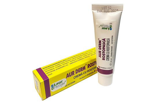 AUR DERM ROSTOPASCA – Extract de plante, propolis, rasina si uleiuri naturale