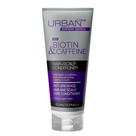 Balsam anti-cadere cu biotina si cofeina Biotin&Caffeine, 200 ml, Urban Care