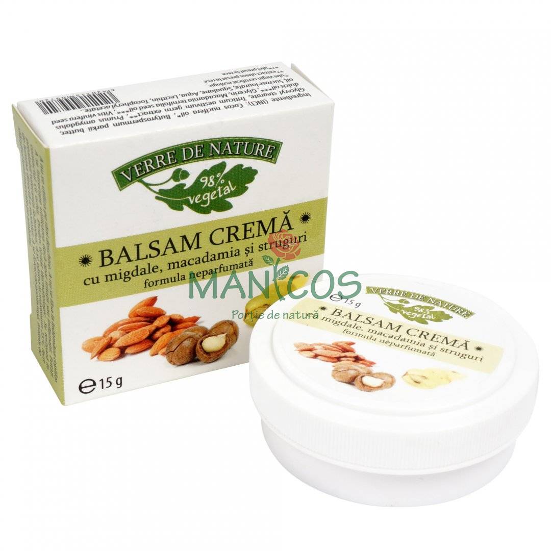 Balsam crema cu migdale dulci, macadamia si struguri 15 g