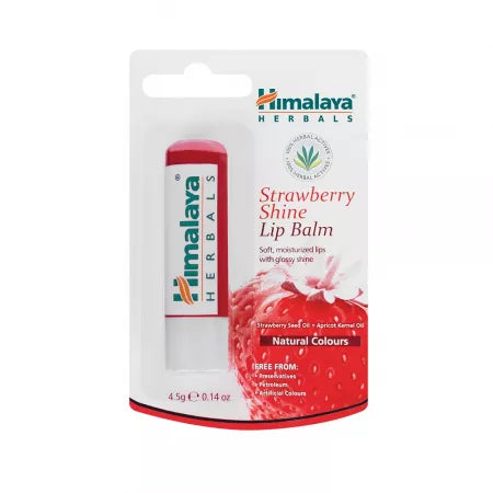 Balsam de buze cu Căpșuni Himalaya – Hidratare și luciu